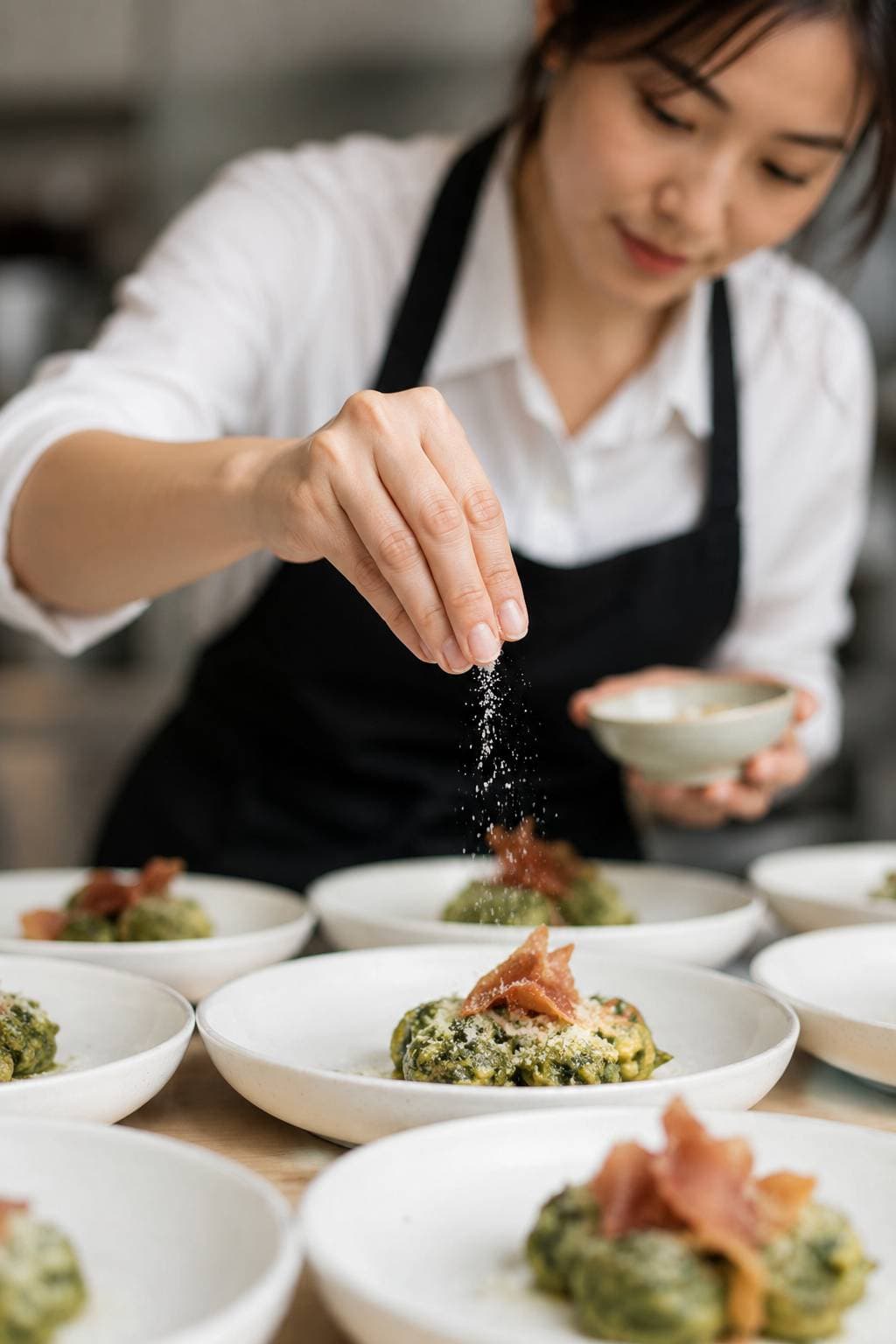 Chef preparing food