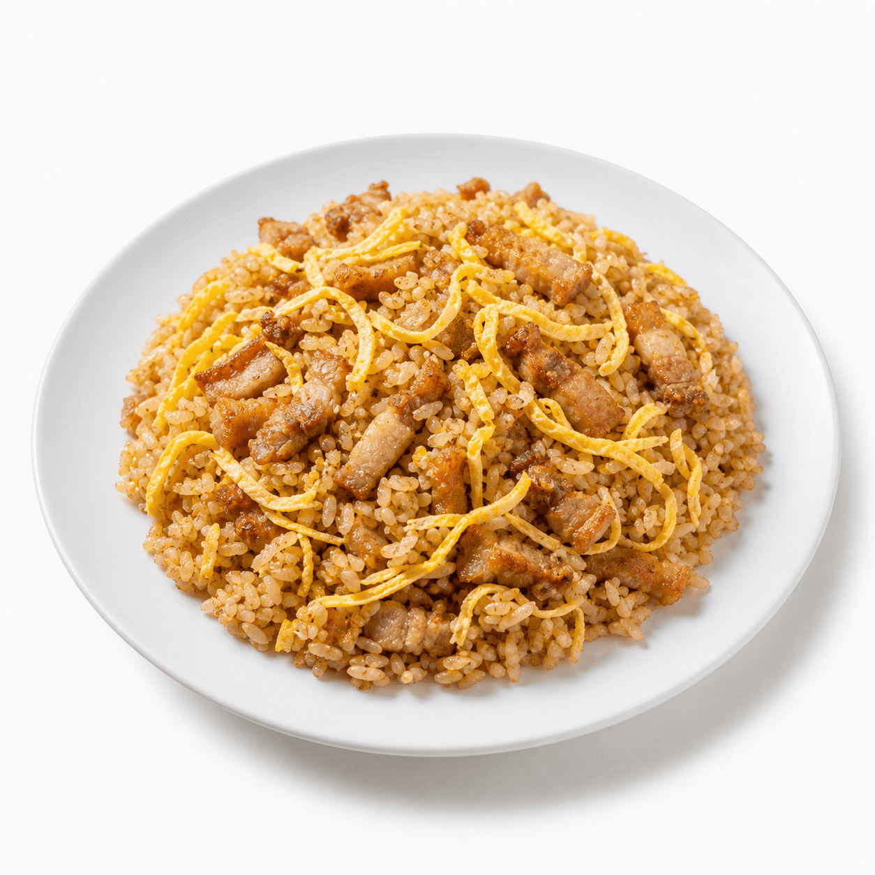 ข้าวผัดหมูทอดไข่ฝอย