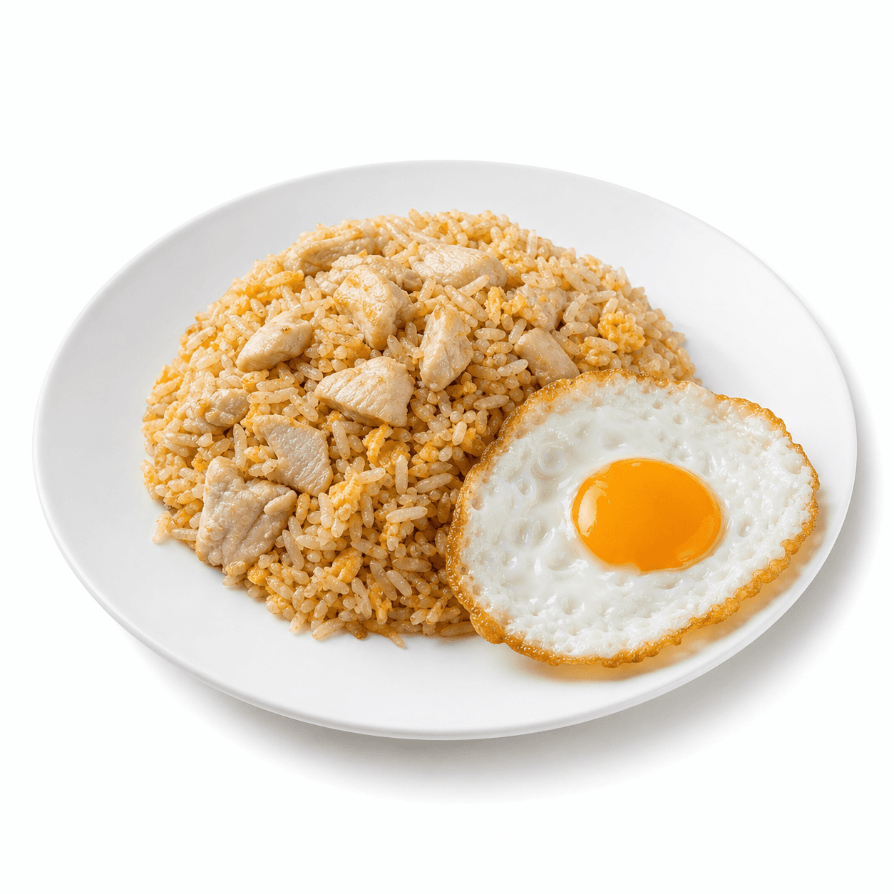 ข้าวผัดไก่ + ไข่ดาว